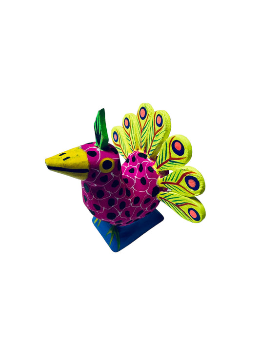 Alebrije pavo real mini