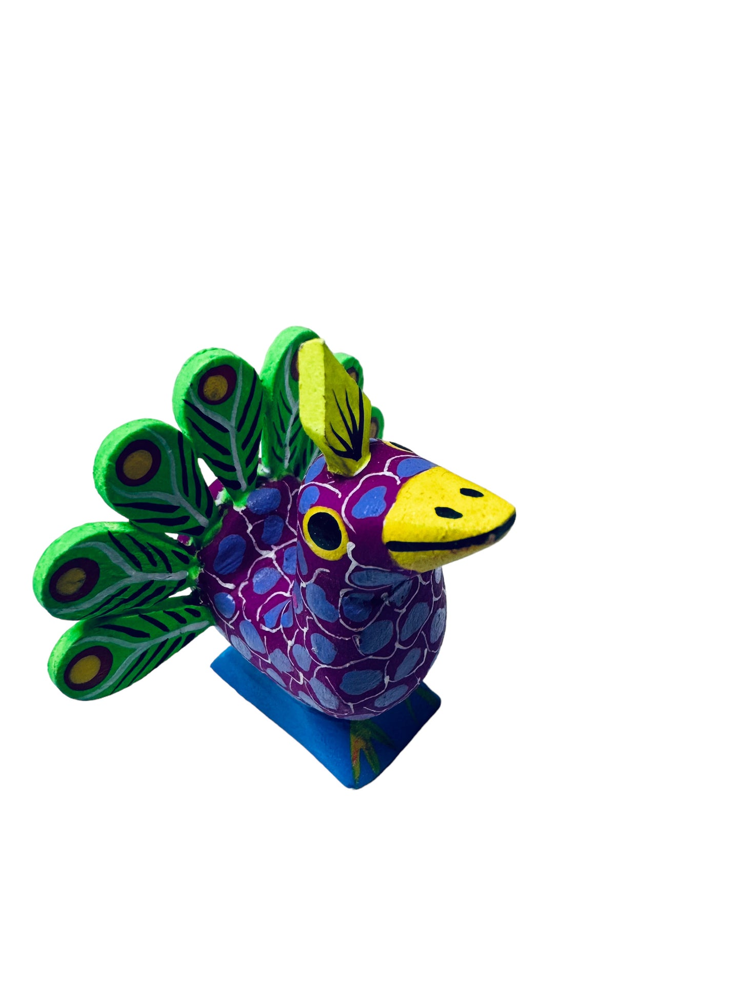 Alebrije pavo real mini