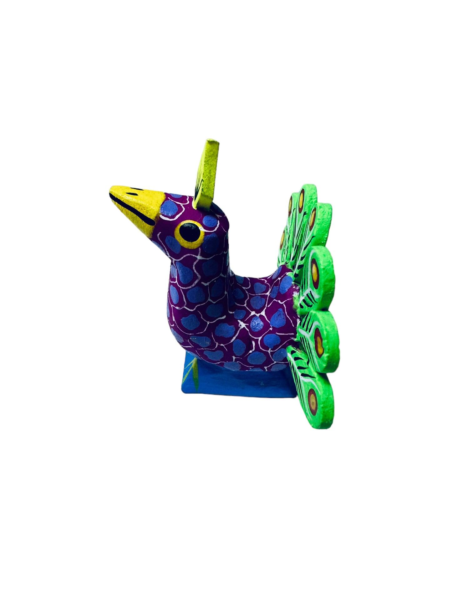 Alebrije pavo real mini