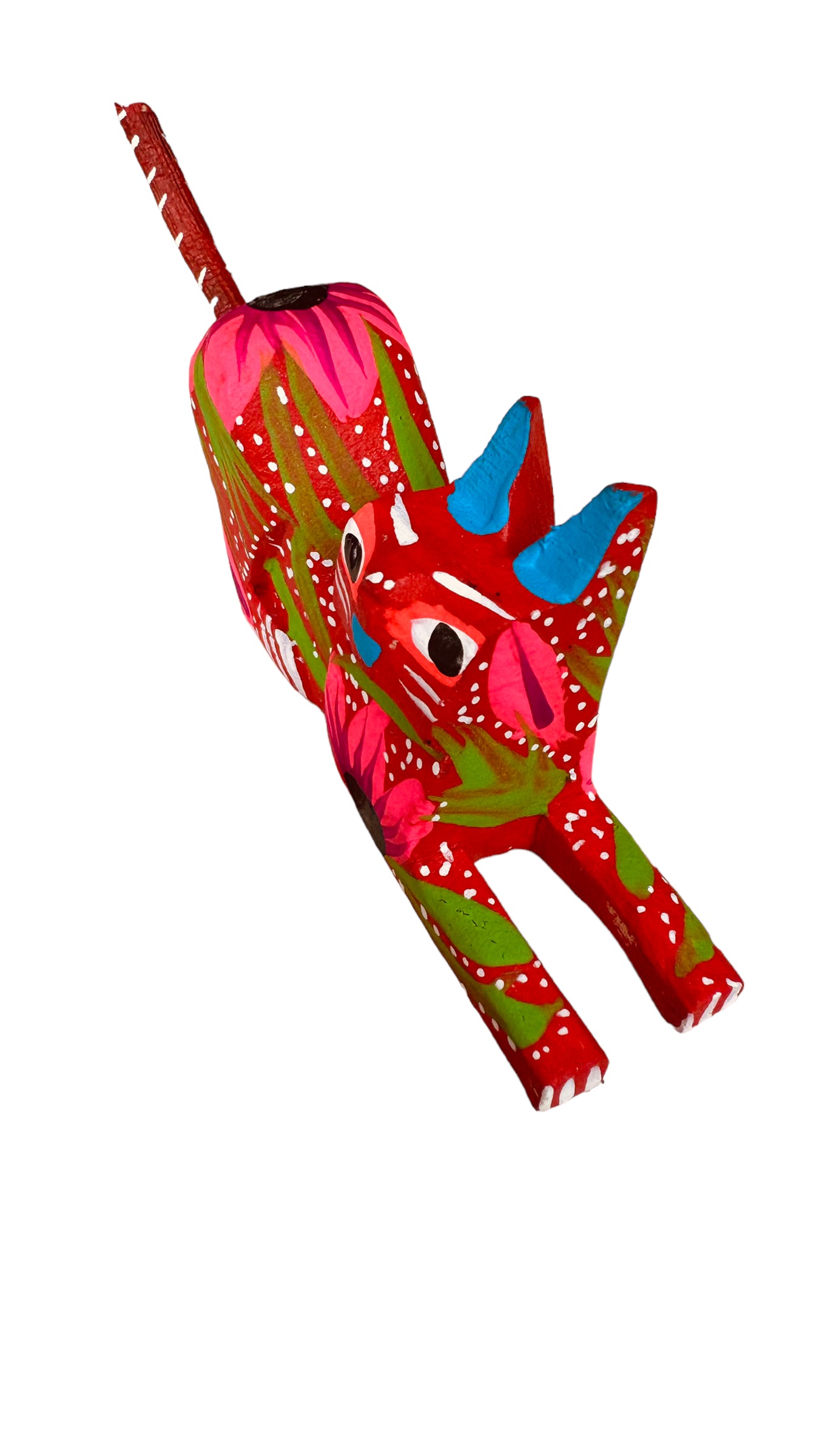 Alebrije gato sentado mini