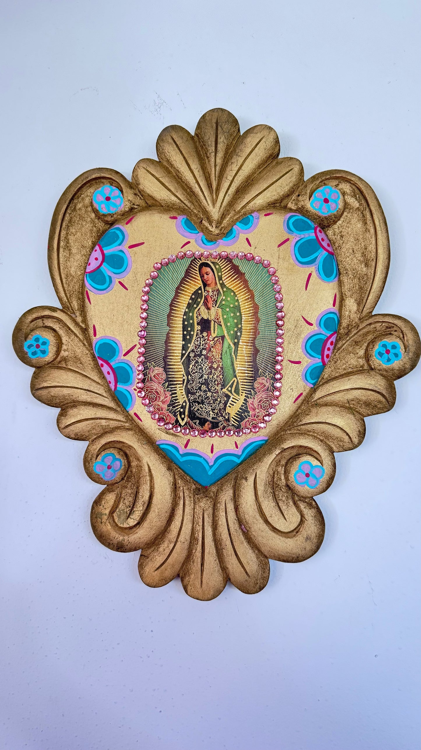 Corazón Virgen Guadalupe