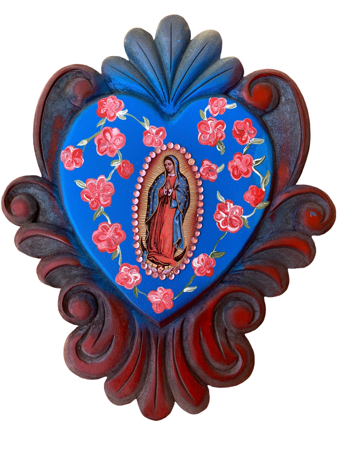 Corazón Virgen de Guadalupe